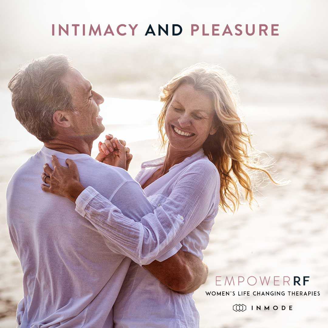 Official InMode EmpowerRF creative about intimacy and comfort