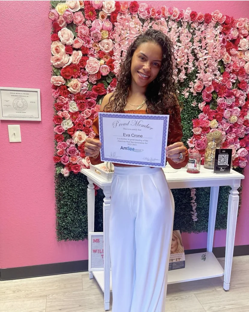 Eva, the licensed provider at Grace MedSpa and Body Solutions in Austin, Texas